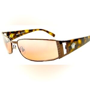 Versace Brown Tortoise Women Sunglasses